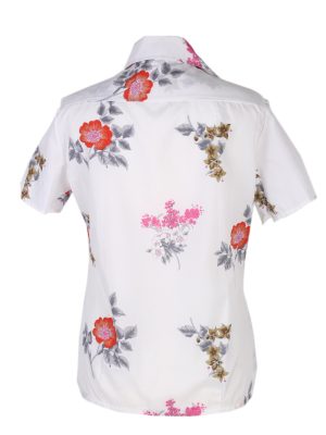 Vintage Carrel Shirt Short Sleeve M White LB236-96765