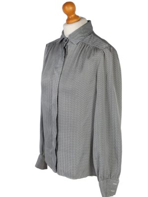 Vintage Tricos Shirt Long Sleeve M Grey LB254-96866