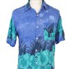 Vintage Coco Wave Floral Printed Hawaiian Shirt M Multi SH3412-0