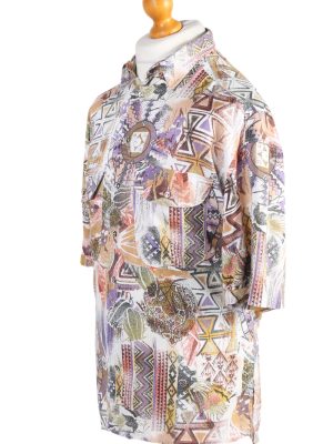 Vintage Hawaiian Shirt McKay Crazy Printed M Multi SH3455-98018