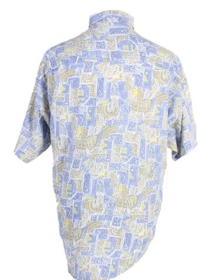 Vintage Hawaiian Shirt Soutwest Crazy Printed L Multi SH3463-98051