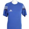 Vintage Adidas T-Shirt Three Stripes |M Blue TS304-0