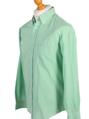 Vintage Smart Shirt Fashion Design Shirt L/XL Green SH3482-100077
