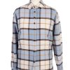 Vintage Flannel Shirt Verse Printed Corduroy M Multi SH3542-0