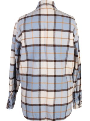 Vintage Flannel Shirt Verse Printed Corduroy M Multi SH3542-100588