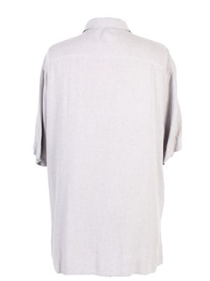 Vintage Flannel Shirt Petressa Printed Corduroy L/XL Grey SH3561-100664