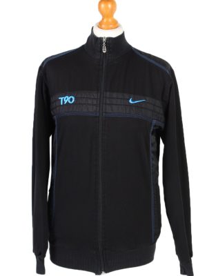 Vintage Nike Tracksuits Top T90 Sportswear XXL Black -SW2108-0