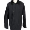 Waxed Jacket Vintage 90s Jacket Royal Paddock XL Black -C1267-0