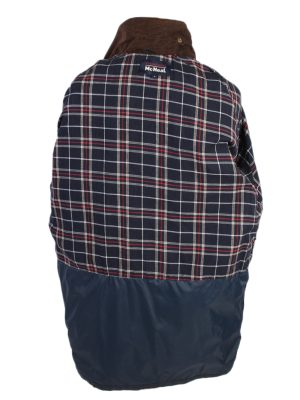 Vintage Waxed Jacket Long Sleeve Winter Mc Neal S Navy -C1273-101035