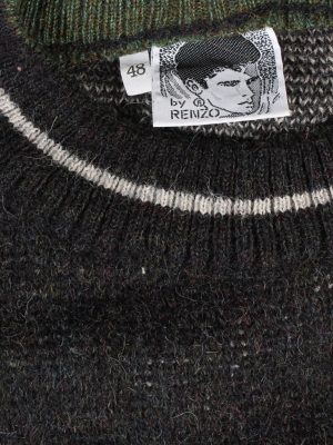 Vintage 90s Cosby Jumper By Renzo Pullover M Black -IL1558-100815