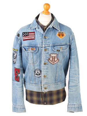 Vintage Lee Denim Jacket USA Printed l Blue -DJ1477-101789
