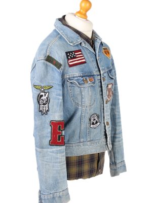 Vintage Lee Denim Jacket USA Printed l Blue -DJ1477-101790