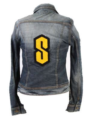 Denim Jacket Lee Vintage Union Runners Printed L Blue -DJ1495-101822