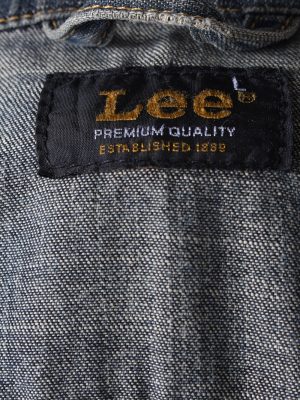 Denim Jacket Lee Vintage Union Runners Printed L Blue -DJ1495-101823