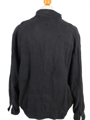 Vintage Daniel Hechter Lightweight Jacket Coat L Black -C1378-104146