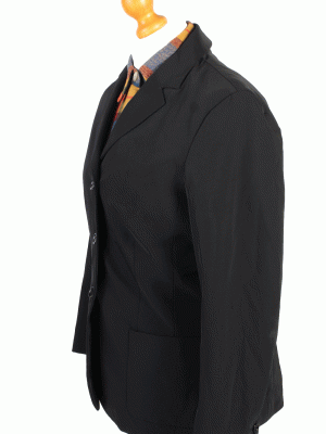 Vintage Escada Ladies Blazer Jacket Designer M Black -C1398-104239