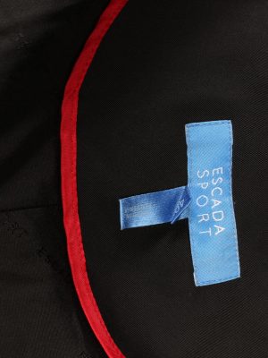 Vintage Escada Ladies Blazer Jacket Designer M Black -C1398-104241