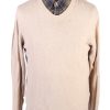 Vintage Tommy Hilfiger Catton Jumper Winter Long Sleeve M Beige -IL1731-0