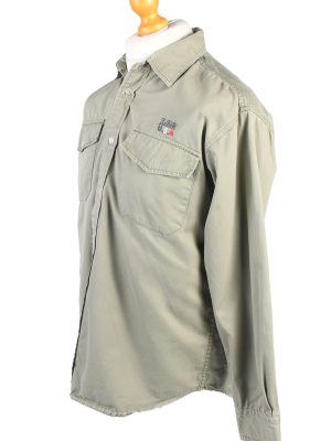 Vintage Lee Denim Shirt Brooklyn M Green SH3637-105066