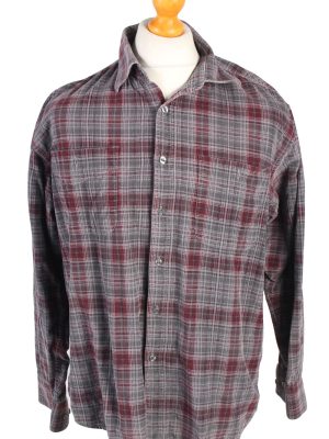 Vintage Corduroy Printed Shirt Greed Smart Collar L Multi SH3664-0