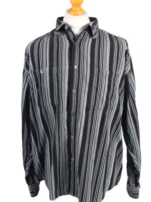 Vintage Greed Corduroy Printed Shirt Urban Cord XL Multi SH3672-0