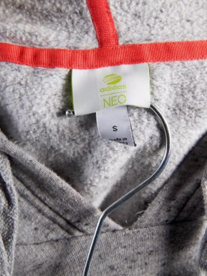 Vintage Adidas Tracksuits Top Hoodies S Grey -SW2245-105783