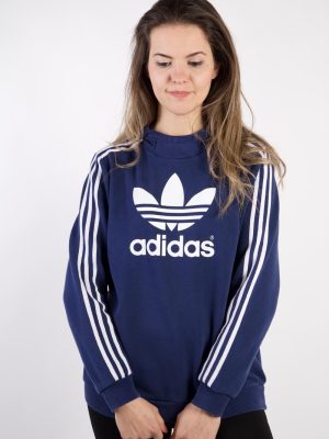 Vintage Adidas Tracksuits Top Shell Hoodies S Blue -SW2263-0