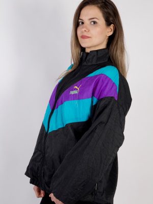 Vintage Puma Tracksuits Top Sportswear XL Navy -SW2303-106005