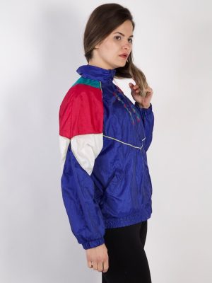 Vintage Peites Tracksuits Top Shell Sportlife Style L White -SW2308-106025