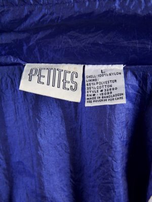 Vintage Peites Tracksuits Top Shell Sportlife Style L White -SW2308-106027