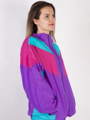 Model Vintage Tracksuits Top Sportlife Style L Purple -SW2321-106103