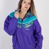 Vintage Lotto Tracksuits Top Sportlife Style M Purple -SW2325-0