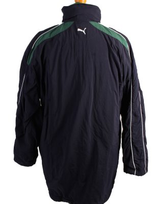 Vintage Puffer Jacket Padded Jacket Puma L Navy -C1492-106940