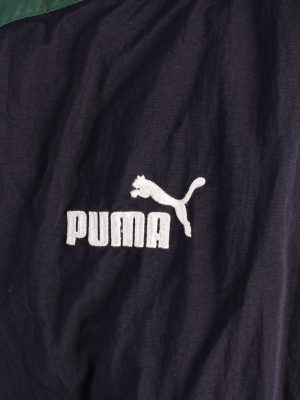 Vintage Puffer Jacket Padded Jacket Puma L Navy -C1492-106941