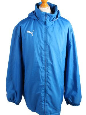 Vintage Puma Puffer Jacket Padded Jacket XL Blue -C1496-0
