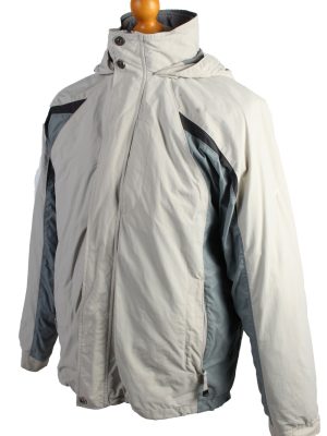 Vintage Champion Puffer Jacket Puffer Coat M Creem -C1501-107002