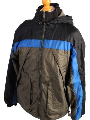 Vintage Adidas Puffer Jacket Puffer Coat S Khaki -C1506-106957