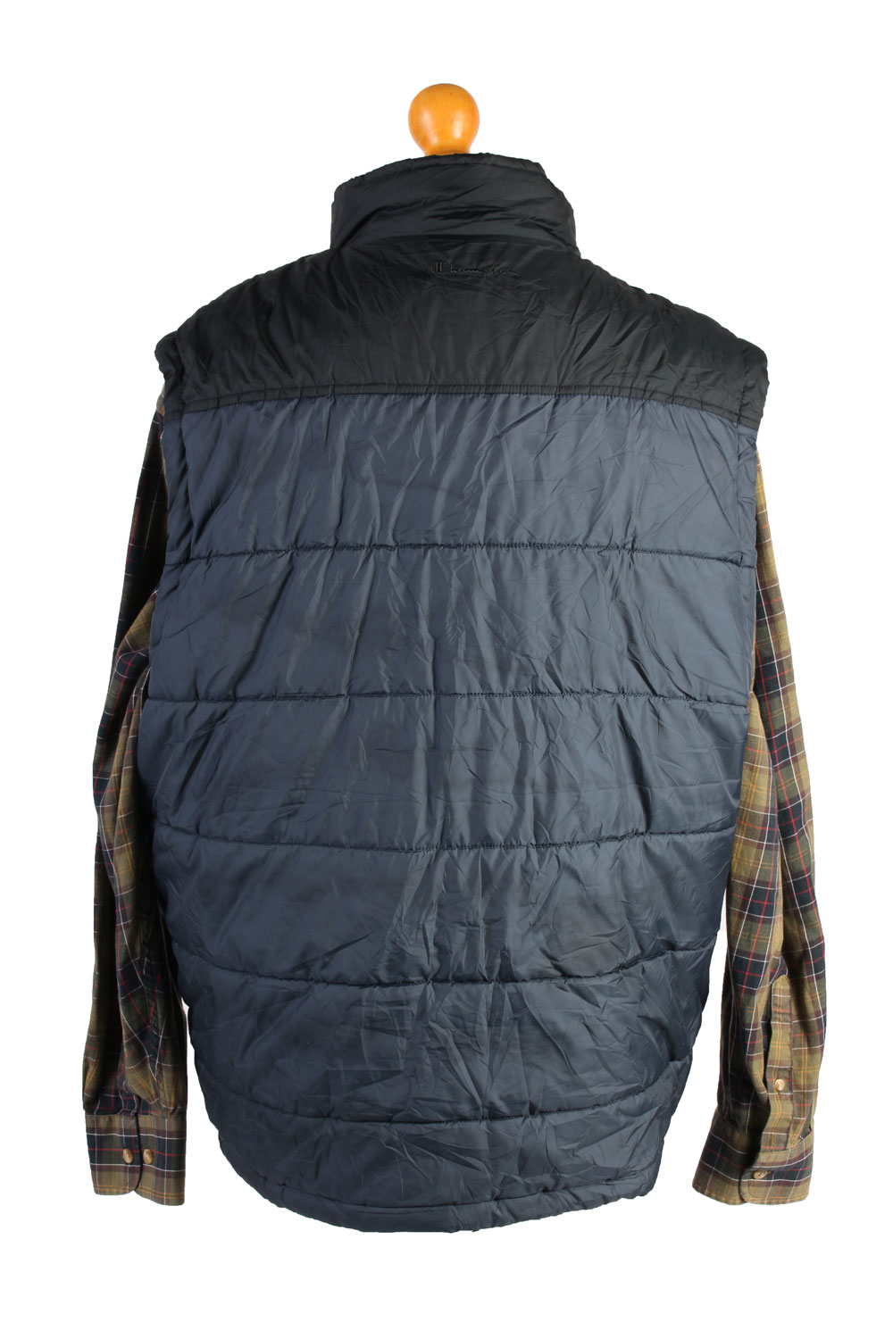 champion sleeveless puffer jacket