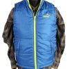 Vintage Puma Reversible Sleeveless Puffer L Blue -C1531-0