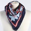 Vintage Scarf Flower Printed Christian Multi Colour-FL022-0