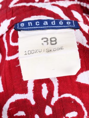 Vintage Encade Blouses Short Sleeve 38 Multi LB290-109745