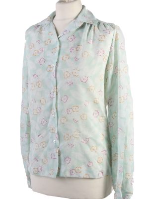 Vintage Long Sleeve Blouses Casual Multi Colour LB294-110010