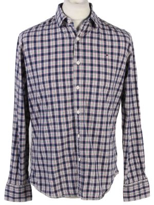 Tommy Hilfiger Long Sleeve Cotton Vintage Shirt L Multi - SH3699-0