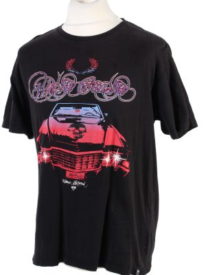 Vintage FB Limited Three Stripes T-Shirt XL Black TS354-109560