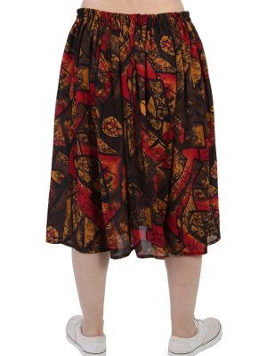 Vintage Summer Women`s Skirt Chest Elastic Waisted Multi Coloured SK041-111326