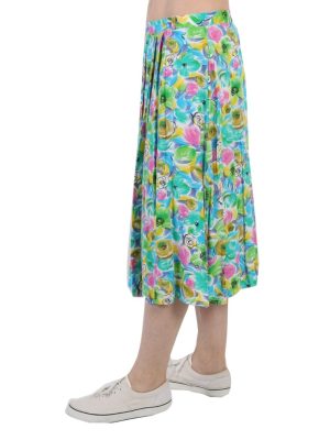 Vintage Summer Fancy Women`s Skirt Multi Coloured SK042-111319