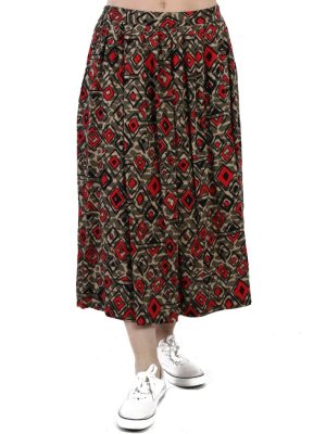 Vintage Classic Women`s Skirt Multi Coloured SK049-0