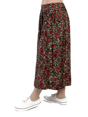 Vintage Classic Women`s Skirt Multi Coloured SK049-111301
