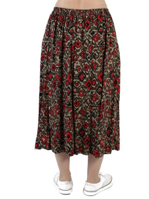Vintage Classic Women`s Skirt Multi Coloured SK049-111302
