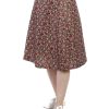 Vintage Casual Women`s Skirt Multi Coloured SK050-0